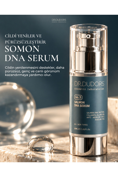 Dr.Dudors Somon Dna Serum - Yaşlanma Karşıtı - 30 ml - Tüm Cilt Tipleri
