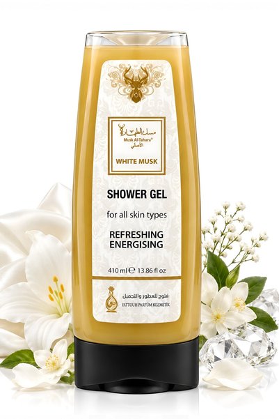 MUSK AL TAHARA Beyaz Misk Lüks Duş Jeli Tazeleyici Ve Canlandırıcı 400ml Tüm ...