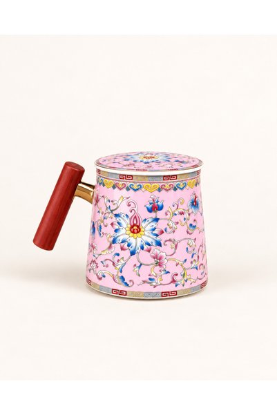 Crafting Locale İşlemeli Ahşap Saplı Kupa
