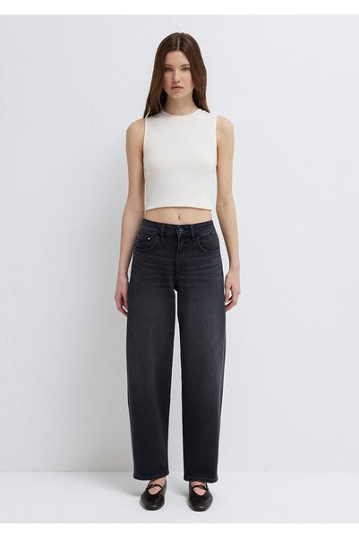 Mavi Pantaloni din denim antracit iconic Tıya 1018900-A3056
