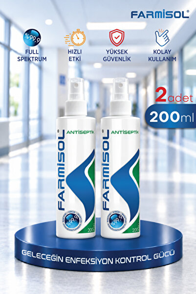 Farmisol Kişisel Kullanım Antiseptiği 200ml - 2 Adet