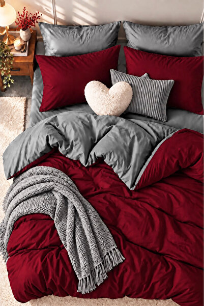 Always Reversible Double Duvet Cover Set with Fitted Bed Sheet