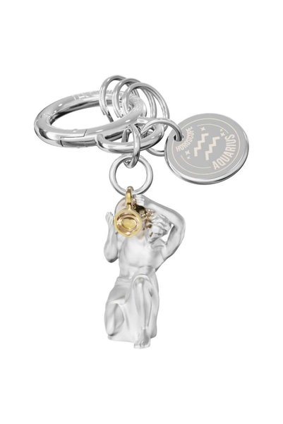 Metalmorphose Zodiac Collection Aquarius Keychain Bag Accessory