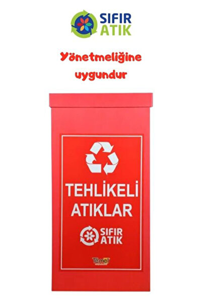 Temel Geri Dönüşüm Kutusu - Atık Kutusu (TEHLİKELİ ATIKLAR)