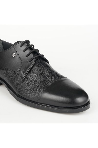 Fosco Black Genuine Leather Men's Casual Shoes - 3129 46 551