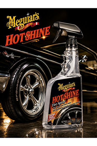 Meguiars MEGUİARS Hot Shine Lastik Parlatıcı Sprey 710 ml
