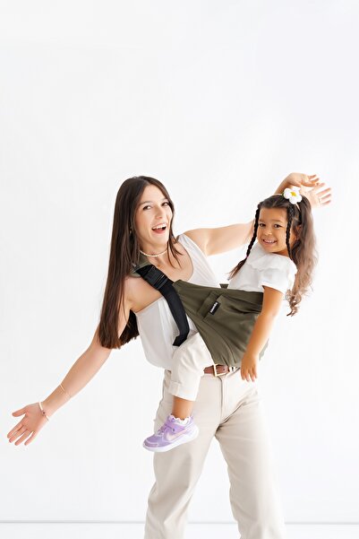 tinytrek Yeşil Yan Sling | Ergonomik Çocuk Taşıyıcı 10ay-4yaş (max 18kg)
