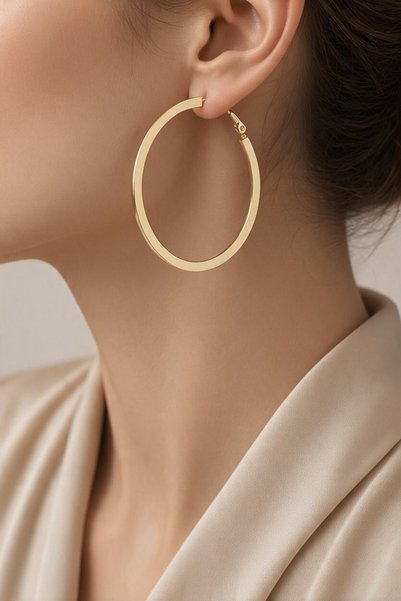 XUPING JEWELRY Style Pearl/Xuping Jewelry Italian Hoop Earrings