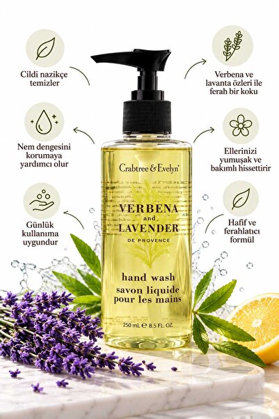 crabtree evelyn Crabtree & Evelyn's Verbena & Lavender Hand Wash 250 ml