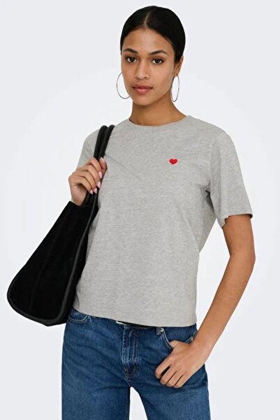 JDY Jdypisa bumbac Tricou Regular Fit guler rotund 15298612
