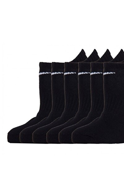 Nike Unisex 6'lı Paket Sneaker Sportsocken - Her Gün, Hafif Görünmez, einfarbig