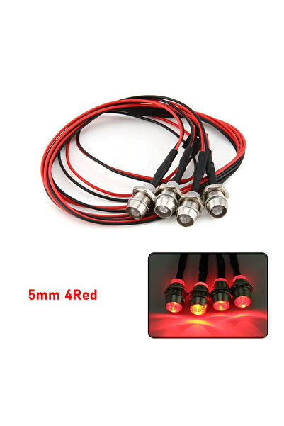 Choice16 طقم إضاءة LED بقياس 5 مم 4R للسيارات والشاحنات والمركبات الزاحفة وال...