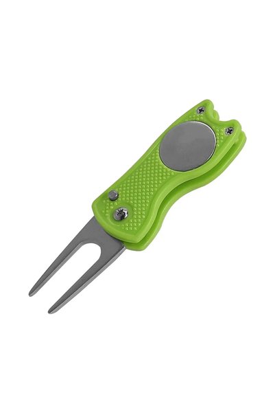 Choice Lime green Golf Divot Repair Tool with Golf Ball Tool Pitch Groove Cle...