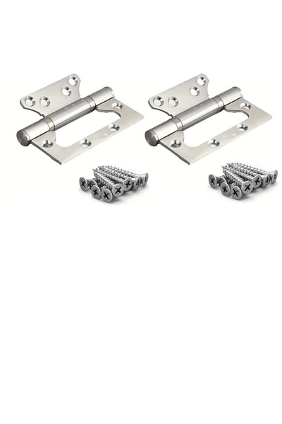 Choice1 2pcs heavy-duty silent thickened stainless steel door hinges - high l...