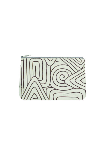 Funtasbig Minimal Patterned Multi-Purpose Zippered Coin Holder