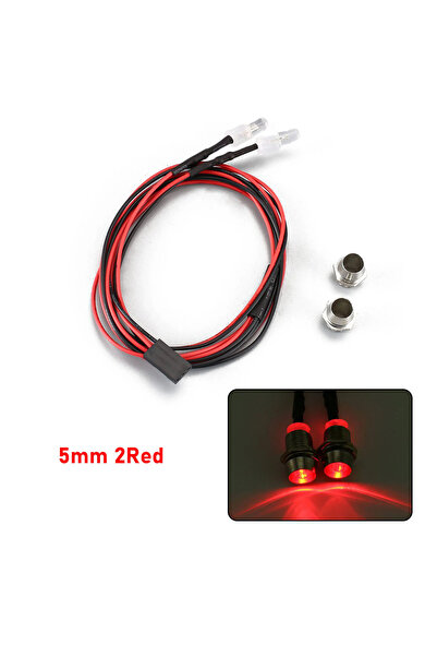 Choice12 طقم إضاءة LED بقطر 5 مم 2R للسيارات والشاحنات والمركبات الزاحفة وسيا...