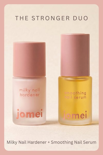 JOMEI The Stronger Duo – Milky Nail Hardener & Smoothing Nail Serum 2'li Tırn...