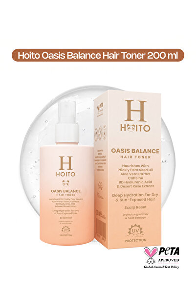 Hoito Oasis Balance Hair Toner – 8D Hyaluronik Asit, Kafein & Aloe Vera İçere...