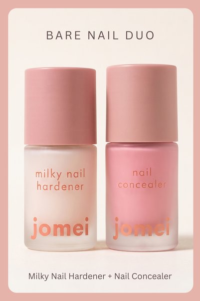 JOMEI Bare Nail Duo – Milky Nail Hardener & Nail Concealer 2'li Tırnak Bakım ...