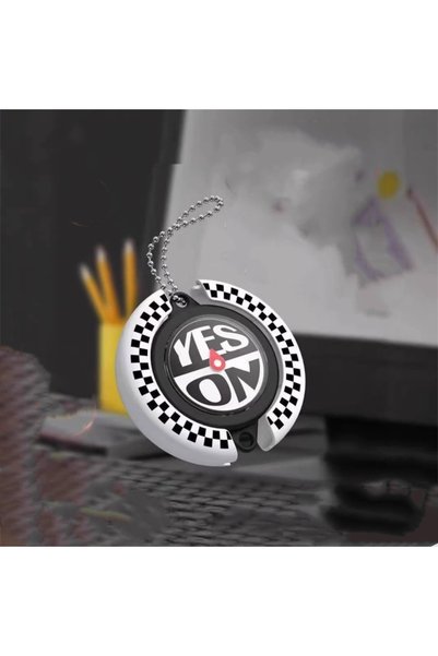 Choice C Lucky Spin Wheel Keychain Rotating Decision Toy Portable Anti-Anxiet...