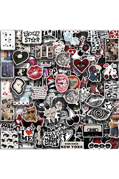 Choice 100Pcs A 100Pcs Multi-Style Y2K Downtown Girls Stickers, DIY Decor Dec...