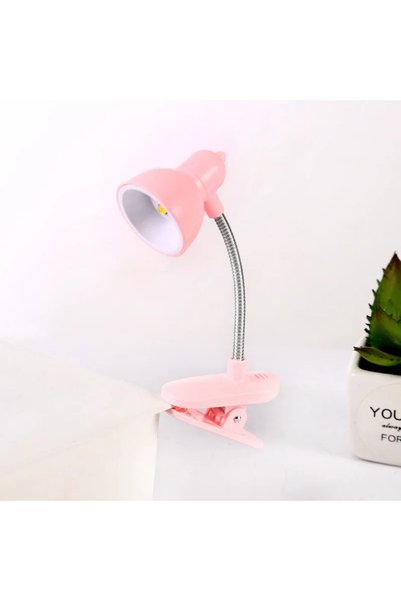 Choice Pink 1Pcs Portable Eye-Friendly Reading Lamp - Warm & Bright Clip-On L...