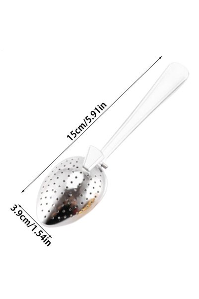 Choice Silver Stainless Steel Tea Infuser Sieve Tools For Spices Bag Infusor ...