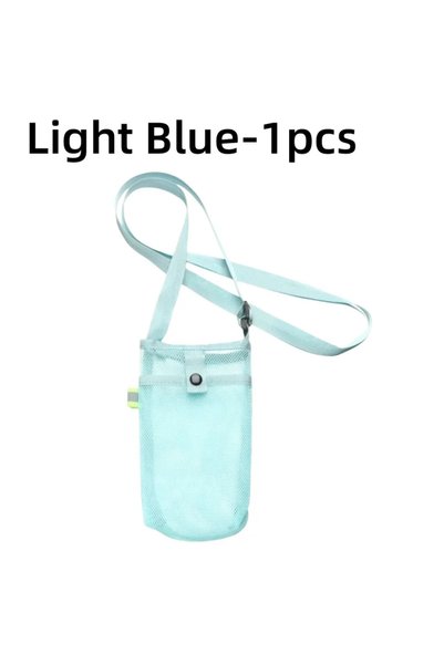 Choice5 Light Blue-1pcs Water Bottle Cover Bag Pouch with Adjustable Straps M...