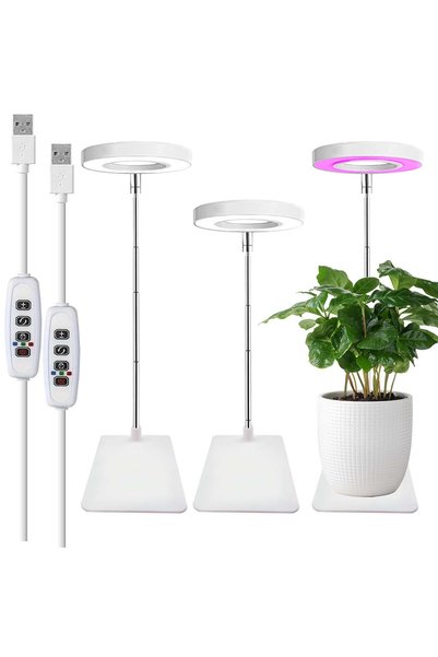 Choice 0-5W LED Chip WHITE 2 pcs with base Full Spectrum LED Plant Growth Lig...