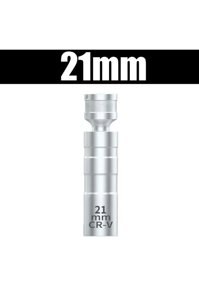 Choice7 1PC 21mm 3/8inch Universal Joint Spark Plug Socket with Magnetic Thin...