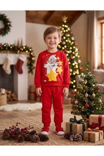 MiniKids Set plusat Mos Craciun cu stele