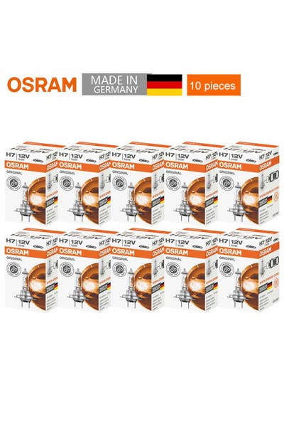 Choice5 H7 10PCS OSRAM 10pcs H4 H7 H11 HB3 HB4 Original Lamp 3200K Head Light...
