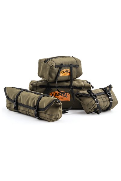 Choice19 Green 4 in 1 RC Crawler Car Replica Bag Simulation Roof Travel Bag S...