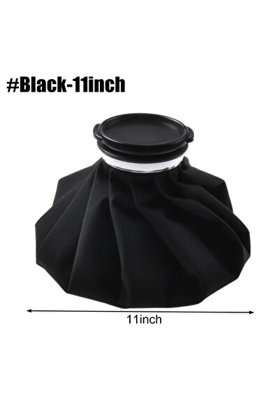 Choice11 Black-11inch-1PCS Hot Water Bag For Pain Relief Cold Water For Fever...