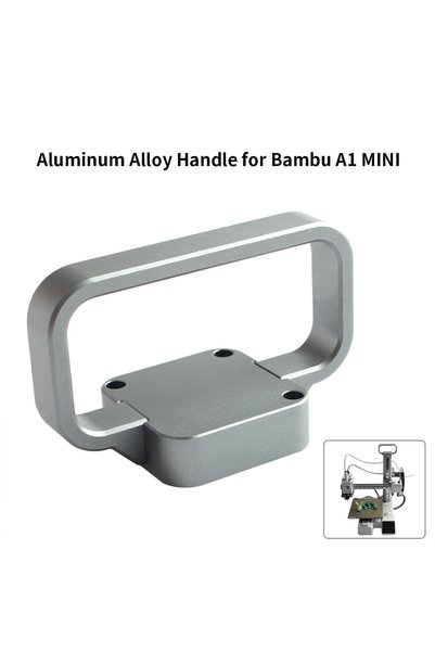 Choice مقبض معدني بالكامل من مادة CNC AL6061 سهل الإمساك لطابعة Bambu A1 MINI...