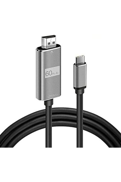 HC-01 Type-C to 4K Ultra Full HD HDMI USB-C Tak Çalıştır Macbookile ipadile telefon ile uyumlu Görün