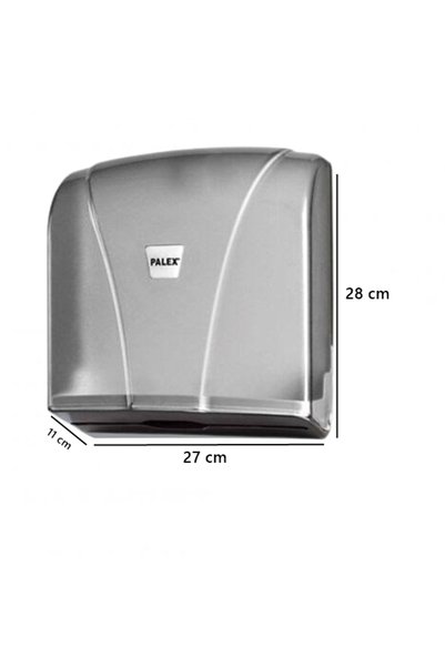 Palex Z-Fold Towel Dispenser with 300 Paper Capacity - Smoked