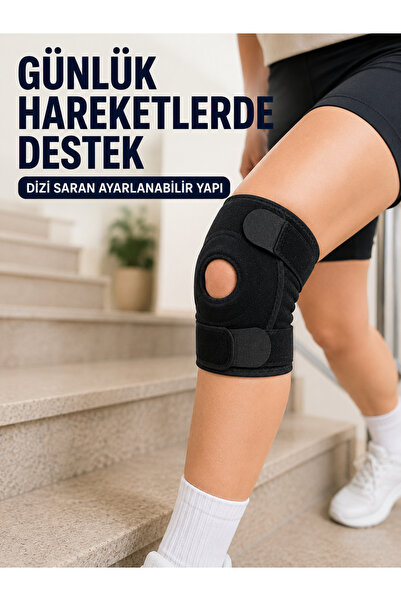 Lisinya Short Patella Knee Brace Adjustable Velcro Knee Support for Sports an...