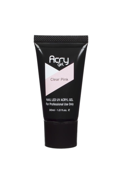 OEM Acrygel Roz Transparent Gel Acrilic LED UV pentru Unghii Tub 30ml