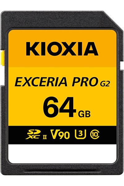 ART3 EXCERIA PRO G2 64GB SDXC Hafıza Kartı – UHS-II U3 V90 C10, 310MB/s Okuma, 295MB/s Yazma, 8K / 4K