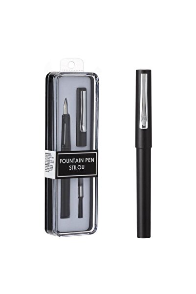 OEM Stilou negru cu cerneală albastră - 18x2.5x5.5cm