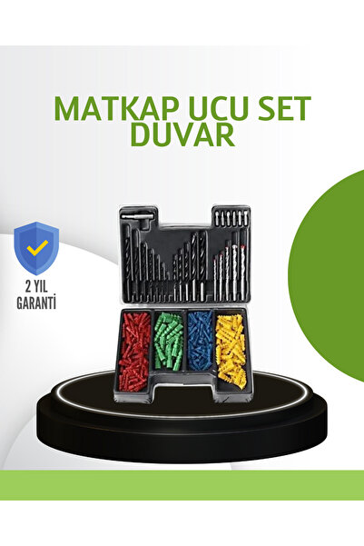 la boom Ahşap Metal Beton Delme Uç Seti Organizerli Karbon Çelik Matkap Ucu