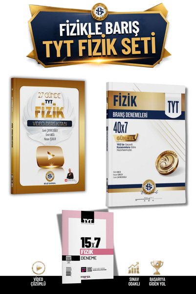 Bilgi Sarmal Yayınları 2027 Fizikle Barış Bilgi Sarmal TYT Fizik Seti - 27 Gü...