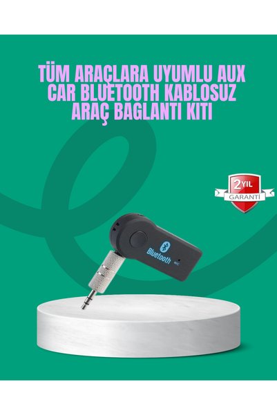 Marsilyan Taşınabilir Bluetooth AUX Araç Müzik ve Konuşma Kiti AKL48JD5