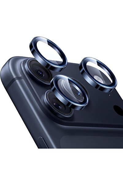 DY واقي عدسة من الياقوت الأزرق متوافق مع iPhone 17 Pro / 17 Pro Max، فائق الم...