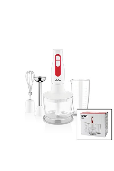 AyPenye Turbo El Blender Seti Doğrayıcı- Mikser- Blender 2 Kademe Hız 600ML Hazne - 700ML Ölçü Kabı SHB-3100