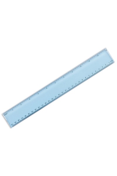 OEM Riglă de plastic albastră de 30cm - Fără mâner