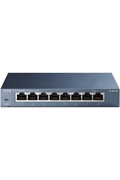 StepCo TL-SG108 V3 8 Portlu Gigabit Ağ Anahtarı 8 Port Siyah TL-SG108