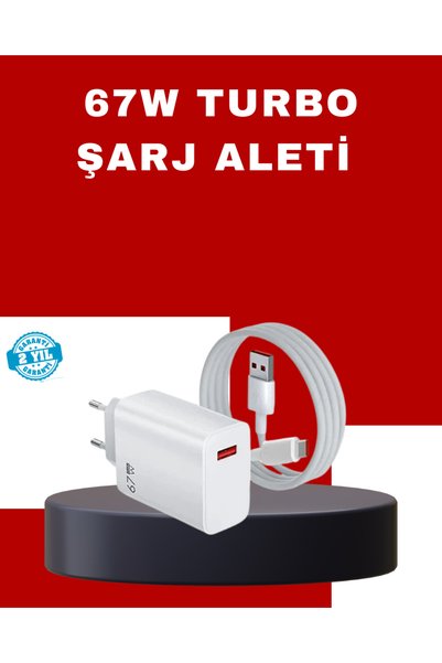 markentegra 67 Watt Yüksek Güç Şarj Adaptörü Mi 10 Mi 11 Mi 12 Uyumlu