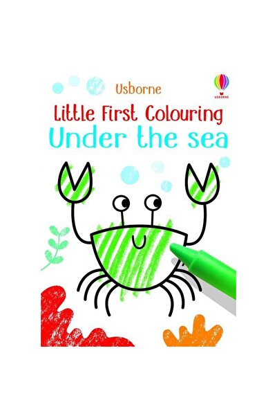 Usborne Publishing Първи малък атлас за оцветяване: Под водата от Кирстийн Ро...